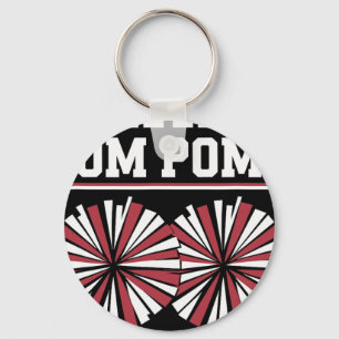 Chaveiro Sacudir Pom Poms Não Drama Cheerleader Engraçado C