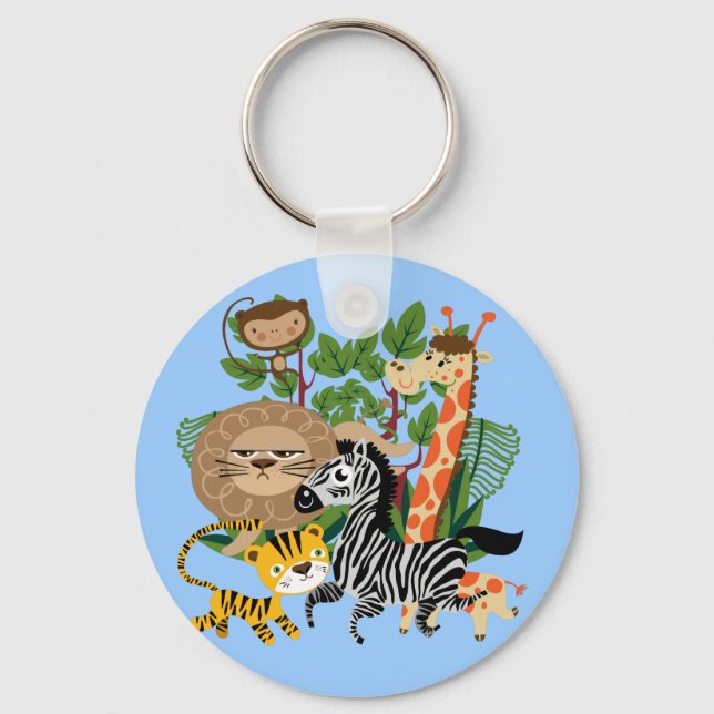 Chaveiro Safari animal (Frente)