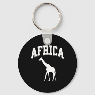 Chaveiro Safari de Girafa na África Férias Suvenir Preppy A