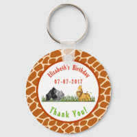 Safari Jungle Animal Illustration Obrigados de ani