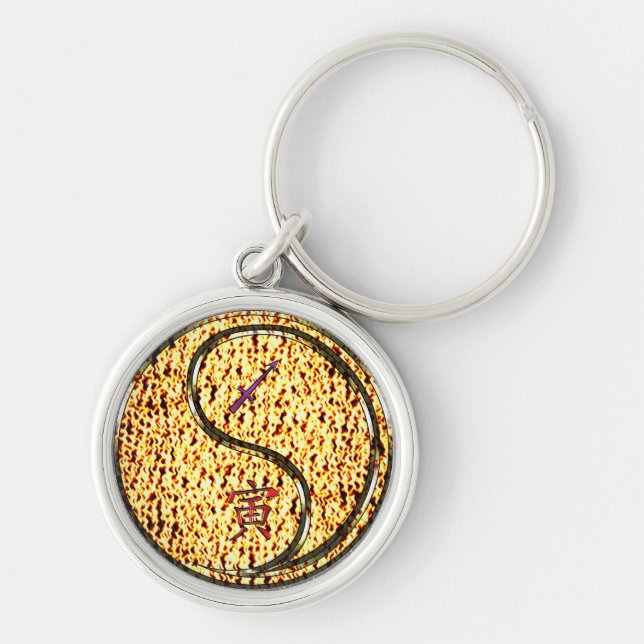 Chaveiro Sagitário e Tigre-Fogo (Frente)