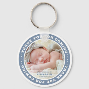 Chaveiro Sagrado Batismo Moderno Simples Foto Personalizada