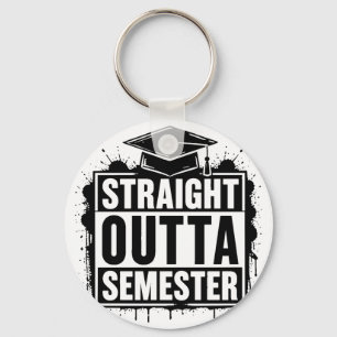 Chaveiro Sai direto do semestre engraçado de formatura 