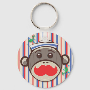 Chaveiro Sailor Sock Monkey Keychain