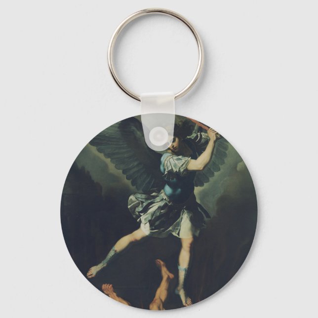 Chaveiro Saint Archangel Michael defeats the devil (Frente)