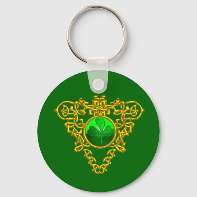 CHAVEIRO SAINT PATRICK'S CELTIC HEART (Frente)