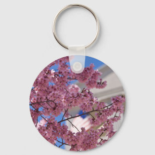Chaveiro Sakura Flores de Cerejeira Americana