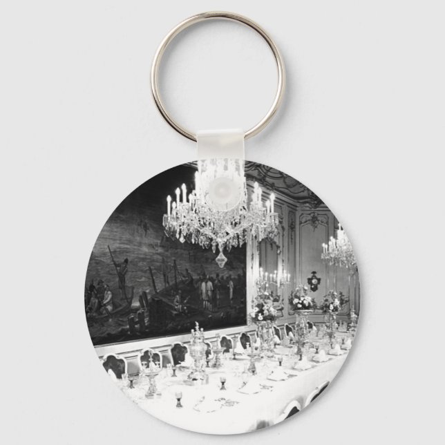 Chaveiro Sala de jantar do palácio de Hofburg, Áustria Vint (Frente)