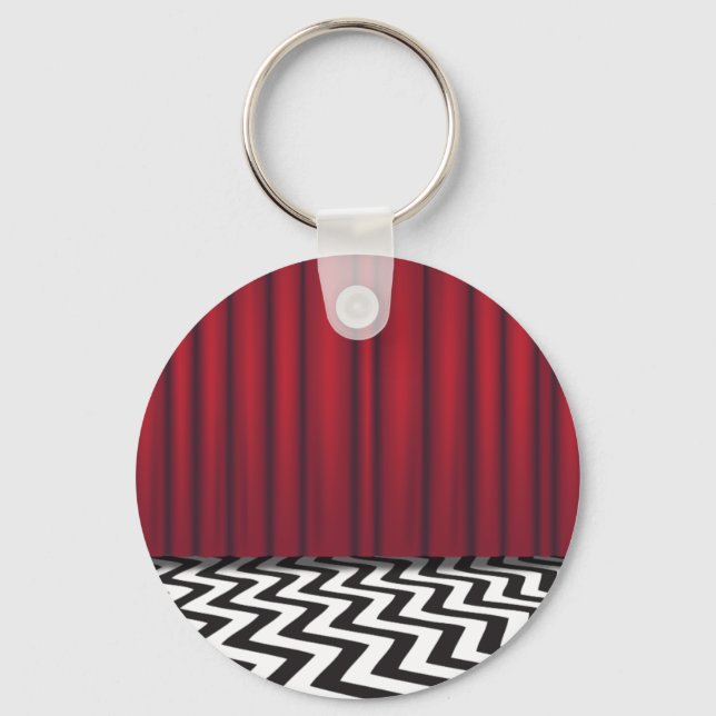 Chaveiro Sala Vermelha Preta (Frente)