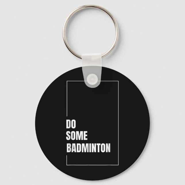 Chaveiro Salmão de Badminton Shuttle Racket Joga Challe (Frente)
