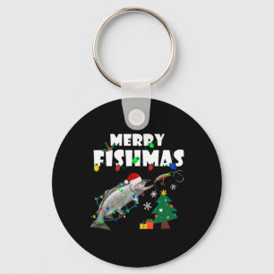 Chaveiro Salmão Steelhead Feliz Natal Peixes Natal Rei Trut