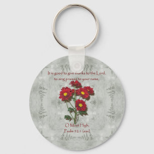 Chaveiro Salmo 92:1 ~ Dê Obrigados ao Senhor