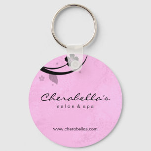 Chaveiro Salon Spa Floral Key Chain Gift aquoso rosa