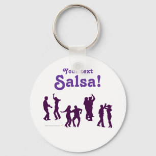 Chaveiro Salsa Dancing Possui Silhouettes Personalizados