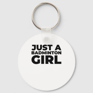 Chaveiro Salto da Equipe de Badminton Shuttle - Apenas Um B