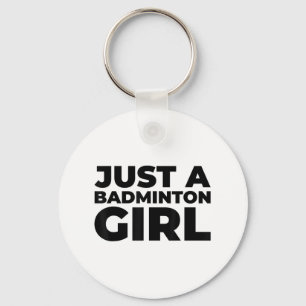 Chaveiro Salto da Equipe de Badminton Shuttle - Apenas Um B