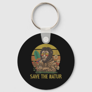 Chaveiro Salvar A Natureza Salvar O Meio Ambiente Do Leão N