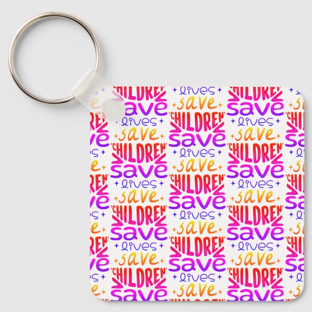 Chaveiro Salvar Filhos, Salvar Vidas (Frente)