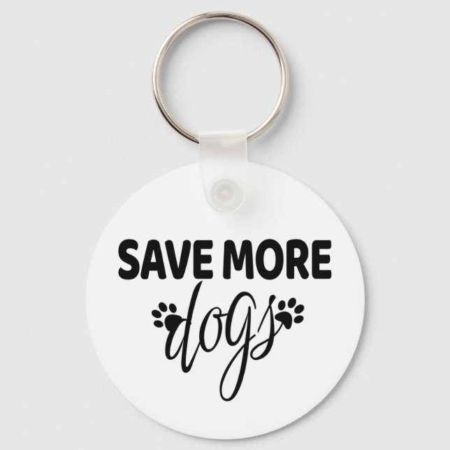 Chaveiro Salvar mais cães (Frente)