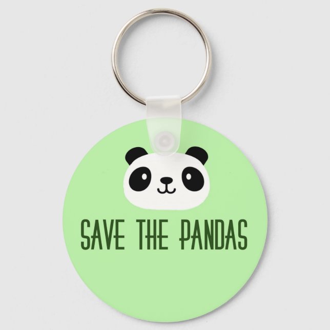 Chaveiro Salvar Os Pandas (Frente)