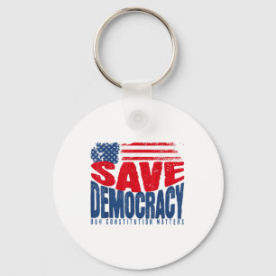 Chaveiro Salve a Democracia Nossa Constituição S