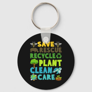 Chaveiro Salve Abelhas Salvando Animais Reciclar Dia Plásti