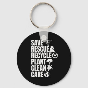 Chaveiro Salve Abelhas Salvando Animais Reciclar Plastict E