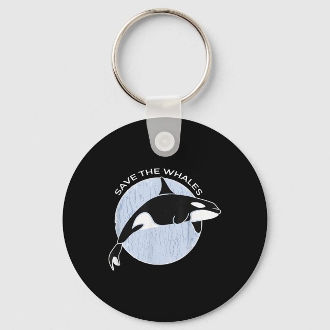 Chaveiro Salve As Baleias I Ocean Environmental Protection  (Frente)