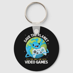 Chaveiro Salve O Planeta É O Único Com Videos games