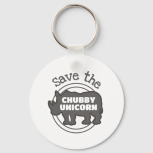 Chaveiro Salve O Presente Do Chubby Unicorn Dotado Rhino Lo