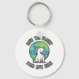 Chaveiro Salve Os Cachorros Do Planeta Vivem Aqui Engraçado