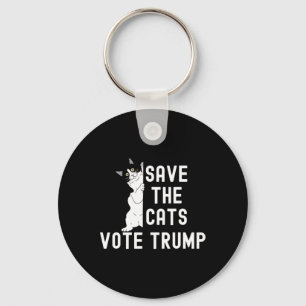 Chaveiro Salve Os Gatos Votem O Engraçado Humor Político