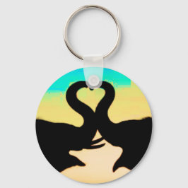 Chaveiro Salve os troncos cardíacos dos Elefantes