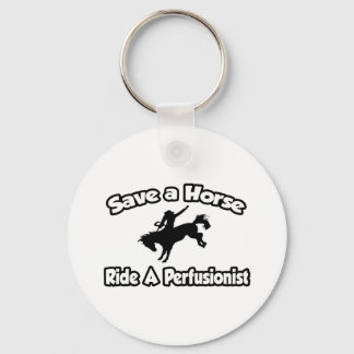 Chaveiro Salve um cavalo, cavalge um perfusionista