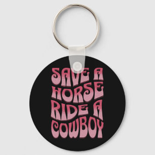Chaveiro Salve Um Cavalo Um Rodeio De Cowboy Roupa Horseck