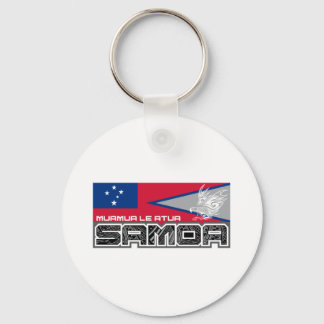 Chaveiro Samoa Muamua Le Atua - Samoa Americana / Bandeira