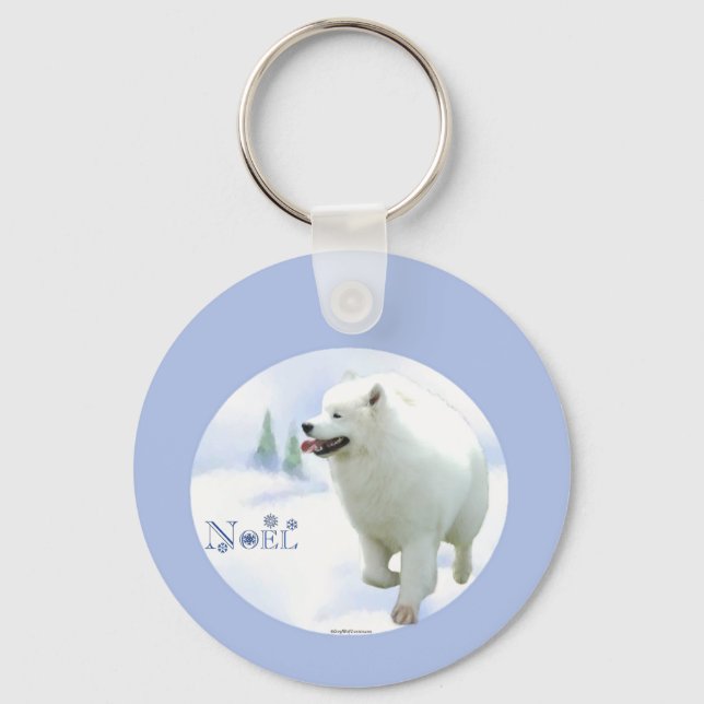 Chaveiro Samoyed Noel (Frente)