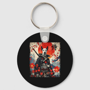 Chaveiro Samurai Great Dane Tattoo Kawaii Ukiyo-e