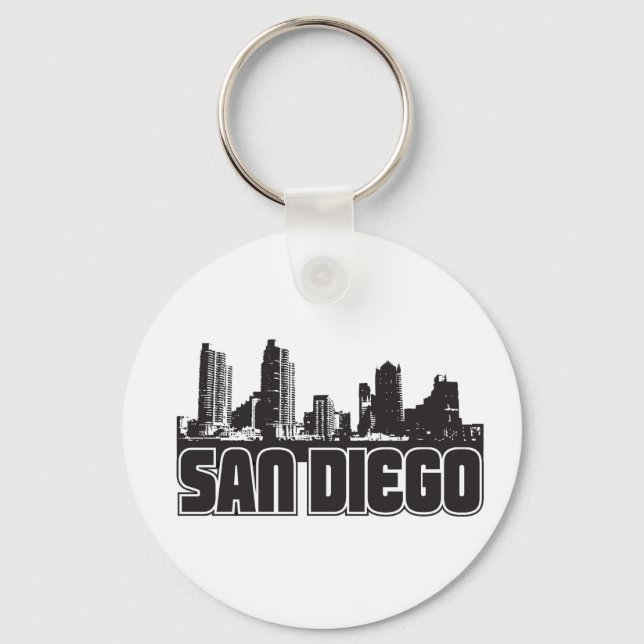 Chaveiro San Diego Skyline (Frente)