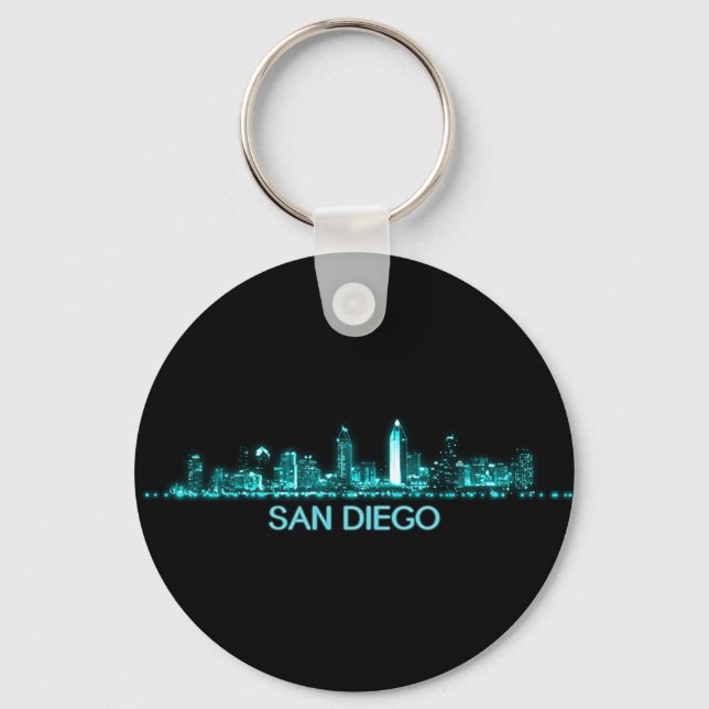 Chaveiro San Diego Skyline (Frente)