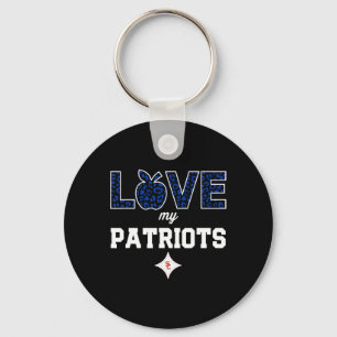 Chaveiro Sandy Creek Patriots Logo Amor Minha Equipe