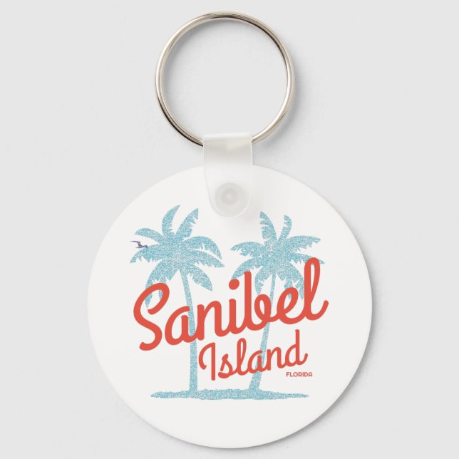 Chaveiro Sanibel Island Florida Golfo Coast Souvenir (Frente)