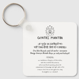 Chaveiro Sanskrit Gyatri Mantra