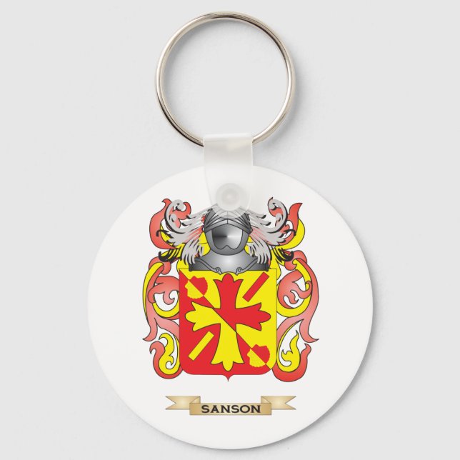 Chaveiro Sanson Casaco de Braços (Crest Familiar) (Frente)