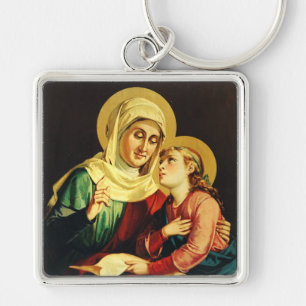 Chaveiro Santa Ana e Virgem Maria
