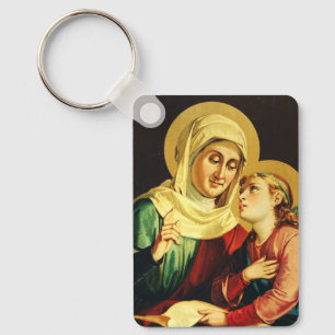 Chaveiro Santa Ana e Virgem Maria