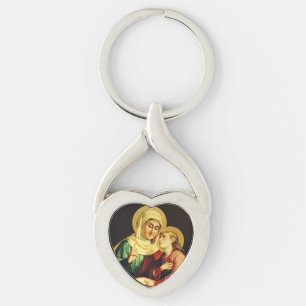 Chaveiro Santa Ana e Virgem Maria