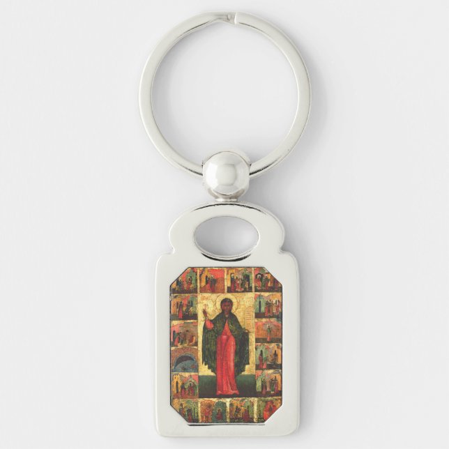 Chaveiro Santa Anastácia a Libertadora Arte Bizantina (Frente)