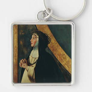 Chaveiro Santa Catarina de Siena por Juan Bautista Maino