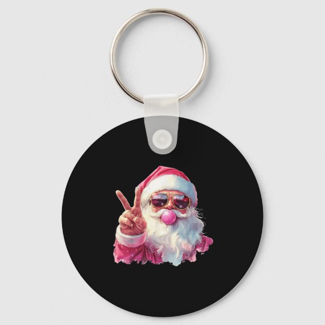 Chaveiro Santa Claus Blowing Bubble Gum Nk Sungles Christma (Frente)